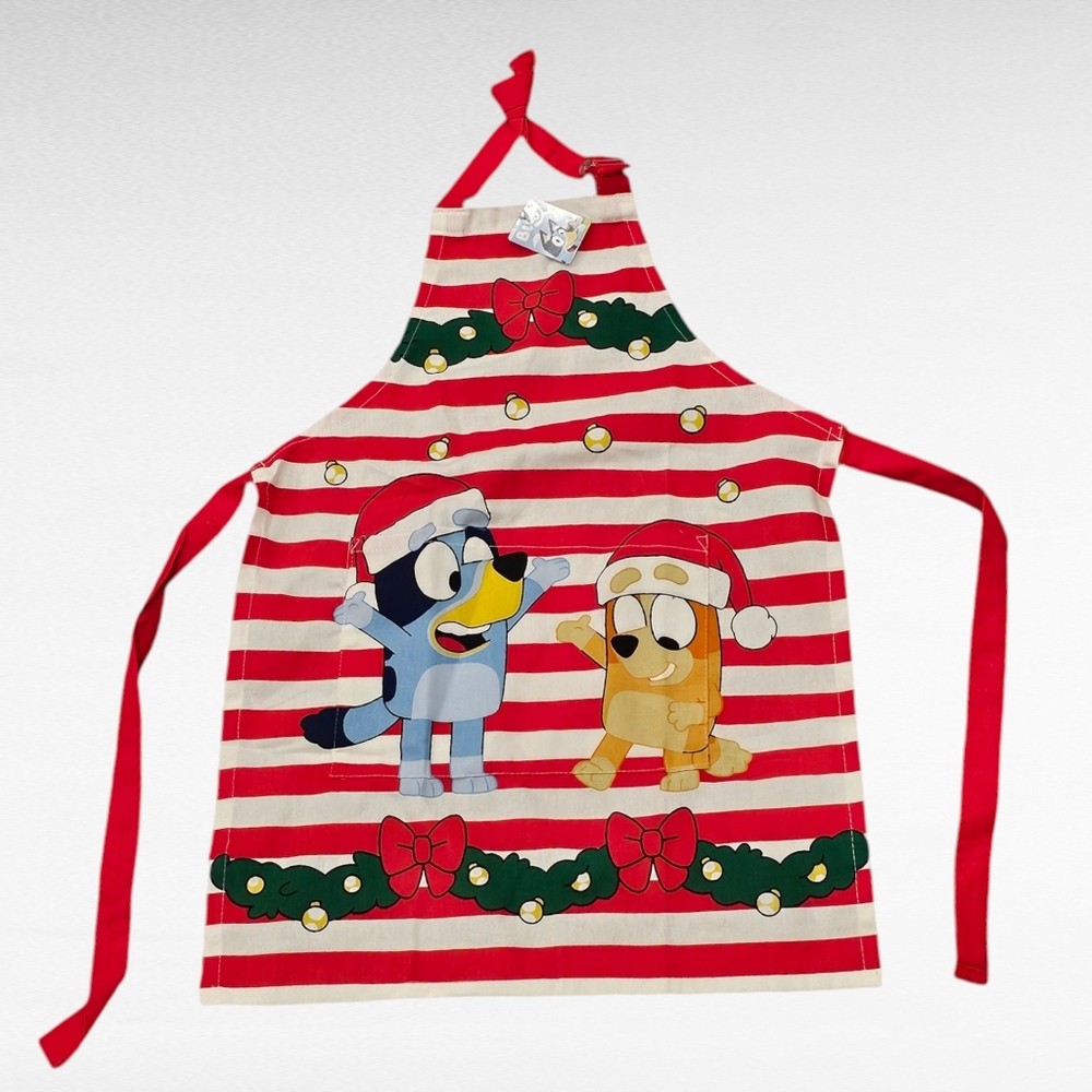 Bluey Christmas Apron Kids